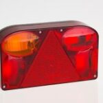 Lampa spate 238x138, 5 functii, cu triunghi si ceata, stanga, FT-088 LPM Fristom