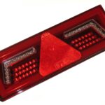 Lampa stop 375x130, 6 functii, 106 LED-uri, cu triunghi, dreapta, Neon Glow, L1859 TruckLed