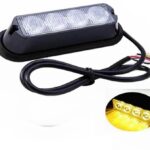 Proiector stroboscopic galben, 4 LED-uri, 12W, L2298-ALR