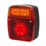Lampa spate 101x121, 4 functii, iluminare numar, stanga, LED, W18UD 475 Was