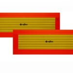 Placa reflectorizanta cu chenar,vehicul lung, 565x200mm (made in Italy)