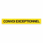 Placa reflectorizanta CONVOI EXCEPTIONNEL 1900x250x2.5mm,  Reflex(made in Italy)