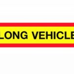 Autocolant reflectorizant Long Vehicle ,set, 40x10cm