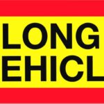 Placa reflectorizanta Long Vehicle 52x25 cm ,Set, Reflex-Italia