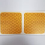 Banda reflectorizanta galbena intrerupta premium ,Reflexallen Italia
