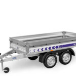 Remorca 750 kg,2 axe Lorries, 261x139x 35 cm, TIP PLATFORMA