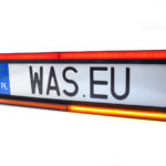 Suport numar cu iluminare numar LED, lampa stop frana LED si lampi stroboscopice galbene, W253, 2111 WAS