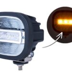 Proiector de lucru cu lampa de avertizare ,1200 Lm,3068